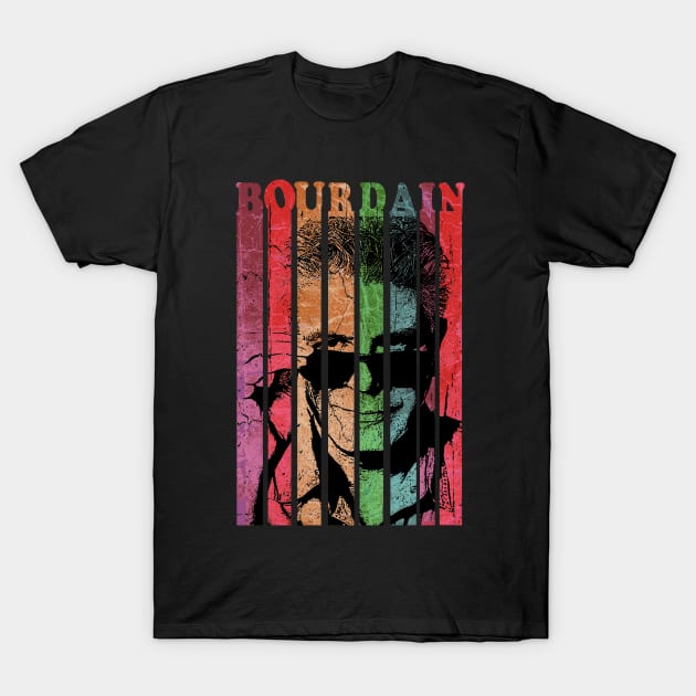 bourdain sunglasses//Retro Vintage aesthetic T-Shirt by 9ifary